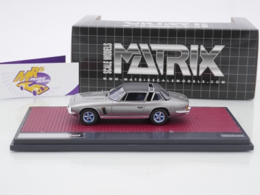 Preview: Matrix MX41002-151 # Jensen Interceptor SIII Coupe Baujahr 1975 " silbermetallic-schwarz " 1:43