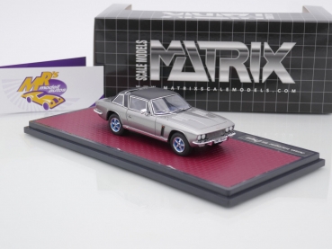 Preview: Matrix MX41002-151 # Jensen Interceptor SIII Coupe Baujahr 1975 " silbermetallic-schwarz " 1:43