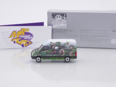 Preview: Herpa 950794 # Volkswagen VW Crafter Hochdach Kasten " Kölner Zoo " 1:87