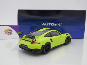 Preview: AUTOart 78187 # Porsche 911 (991.2) GT2 RS Weissach Package Baujahr 2017 " Acid Green / Carbon " 1:18