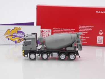Preview: Herpa 316187 # Mercedes-Benz Arocs M Betonmischer " grau-gelb " 1:87