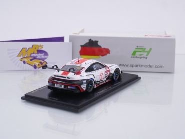 Preview: Spark SG855 # Porsche 911 GT3 Cup Nr.125 24h Nürburgring 2022 " Huber Motorsport " 1:43