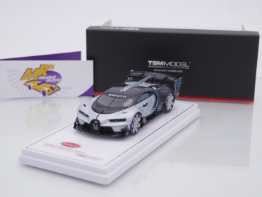 TSM Models 430593 # Bugatti Vision Gran Turismo Baujahr 2015 " silber-carbon " 1:43