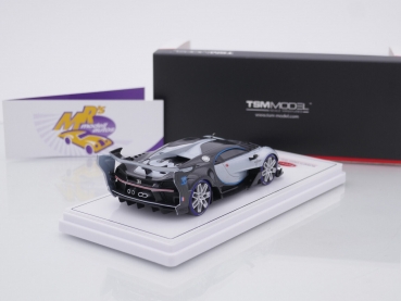 Preview: TSM Models 430593 # Bugatti Vision Gran Turismo Baujahr 2015 " silber-carbon " 1:43
