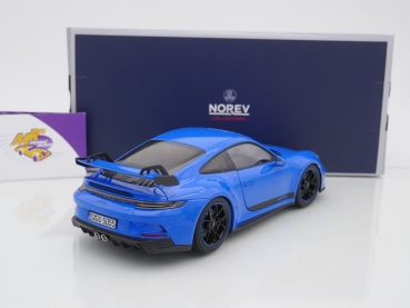 Preview: Norev 187309 # Porsche 911 (992) GT3 Baujahr 2021 " sharkblue " 1:18