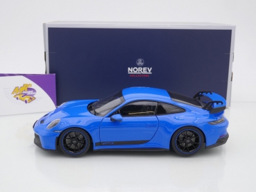 Preview: Norev 187309 # Porsche 911 (992) GT3 Baujahr 2021 " sharkblue " 1:18
