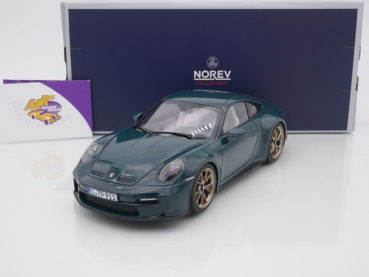 Norev 187308 # Porsche 911 (992) GT3 Baujahr 2021 " dunkelgrün (PTS Fjordgreen) " 1:18