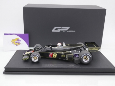 Preview: GP Replicas GP95BWD # Lotus-Ford 77 Nr.6 Brasilien GP 1976 " Mario Andretti " 1:18 Mit Fahrerfigur !!