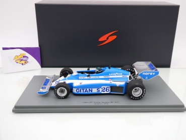 Preview: Spark 18S679 # Ligier JS7 F1 Nr.26 Sieger Sweden GP 1977 " Jaques Laffite " 1:18