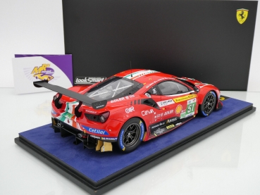 Preview: Look Smart LS18LM032 # Ferrari 488 GTE Nr.51 2ter Platz LMGTE-Pro 24H Le Mans 2022 " AF Corse " 1:18