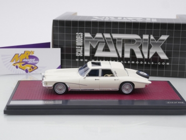 Preview: Matrix MX41804-082 # Stutz Duplex Limousine Baujahr 1971 " weiß " 1:43