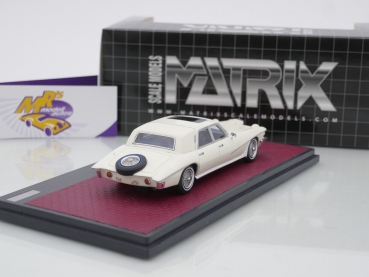 Preview: Matrix MX41804-082 # Stutz Duplex Limousine Baujahr 1971 " weiß " 1:43