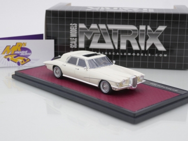 Preview: Matrix MX41804-082 # Stutz Duplex Limousine Baujahr 1971 " weiß " 1:43