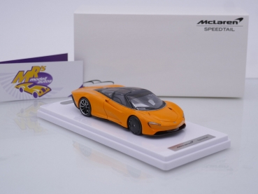 Preview: Tecnomodel T43-EX10F # McLaren Speedtail Baujahr 2020 " orange (Papaya Orange) " 1:43 Nur 39 Stück !!