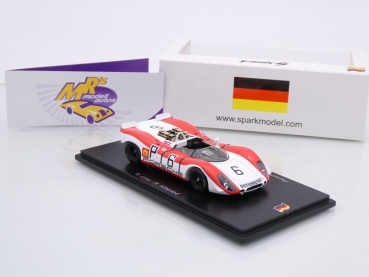 Preview: Spark SG826 # Porsche 908-2 Nr.6 4ter Platz 1000km Nürburgring 1969 " Richard Attwood " 1:43