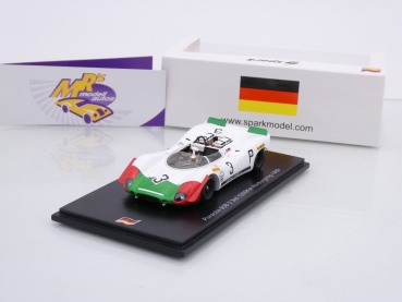 Spark SG825 # Porsche 908-2 Nr.3 3ter Platz 1000km Nürburgring 1969 " Vic Elford " 1:43