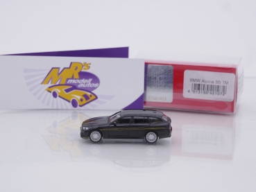 Preview: Herpa 421072 # BMW Alpina B5 Biturbo Touring " schwarz-gold " 1:87