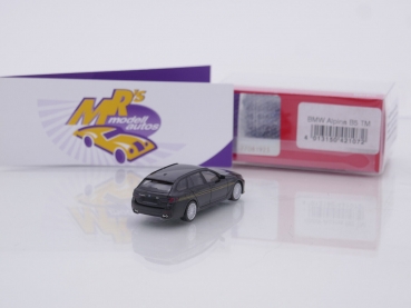 Preview: Herpa 421072 # BMW Alpina B5 Biturbo Touring " schwarz-gold " 1:87