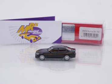 Preview: Herpa 430951 # BMW Alpina B5 Biturbo Limousine " schwarzmetallic-gold " 1:87