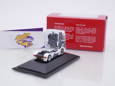 Preview: Herpa 111089 # Scania CS 20 Hochdach Zugmaschine " Roland Graf / Transformers " 1:87