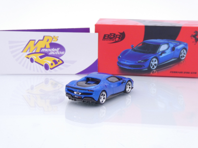 Preview: BBR Models BBRFER64004 # Ferrari 296 GTB Baujahr 2022 " Blu Corsa " 1:64