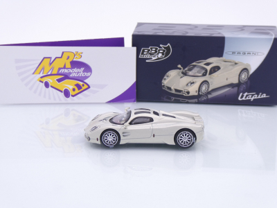 Preview: BBR Models BBRDIE6430 # Pagani Utopia Presentation Baujahr 2023 " Grigio Rinascimento " 1:64