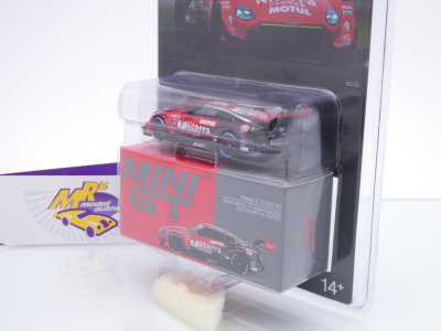 Preview: TSM Mini GT MGT00765-BL # Nissan Z GT500 #3 Super GT 2023 " Team NDDP Racing - Niterra Motul " 1:64