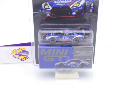 TSM Mini GT MGT00859-BL # Nissan Nismo GT-R GT3 #56 Super GT 2023 " Team Kondo Racing - Realize" 1:64