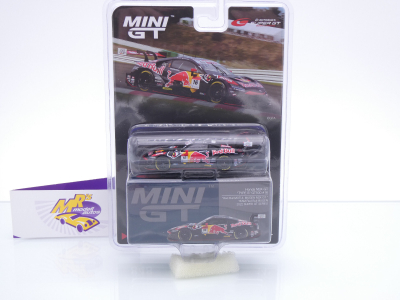 TSM Mini GT MGT00848-BL # Honda NSX GT500 #16 Super GT 2022 " Team Mugen - Red Bull " 1:64