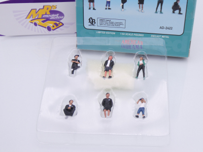 Preview: American Diorama AD-2422 # 6er Figuren Set " Liberty Walk LB Nation " 1:64