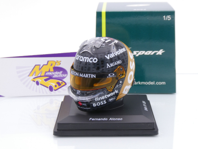Preview: Spark 5HF164 # Helm Formel 1 Aston Martin " Fernando Alonso - Großbritannien 2024 " 1:5