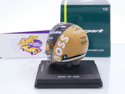Preview: Spark 5HF164 # Helm Formel 1 Aston Martin " Fernando Alonso - Großbritannien 2024 " 1:5