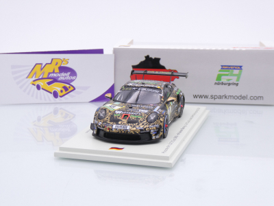 Spark SG955 # Porsche 911 (992) GT3 Cup #121 3rd 24h Nürburgring 2024 " KKrämer Racing " 1:43