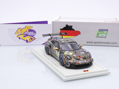Preview: Spark SG955 # Porsche 911 (992) GT3 Cup #121 3rd 24h Nürburgring 2024 " KKrämer Racing " 1:43