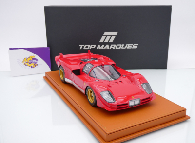 Top Marques TOP135G # Ferrari 512S Long Tail Press Version 1970 " Ferrarirot " 1:18