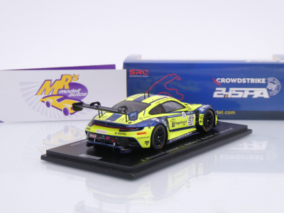Preview: Spark SB837 # Porsche 911 (992) GT3 R #97 24h Spa 2024 " Rutronik Racing " 1:43