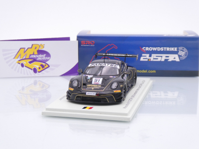 Spark SB827 # Porsche 911 (992) GT3 R #91 24h Spa 2024 " Herberth Motorsport " 1:43