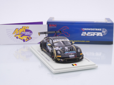 Preview: Spark SB830 # Porsche 911 (992) GT3 R #22 24h Spa 2024 " Schumacher CLRT " 1:43