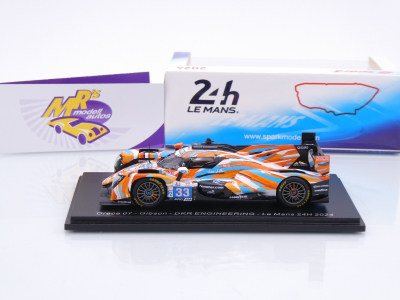 Preview: Spark S9139 # Oreca 07 - Gibson LMP2 #33 24h Le Mans 2024 " DKR Engineering " 1:43