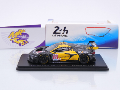 Preview: Spark S9156 # Chevrolet Corvette Z06 GT3 #82 24h Le Mans 2024 " TF Sport " 1:43