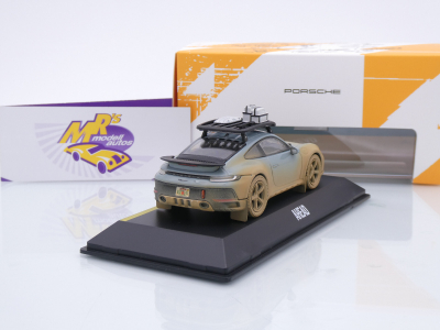 Preview: Spark WAP0201730S0DK # Porsche 911 (992) Dakar AHEAD " Dirty Version " 1:43