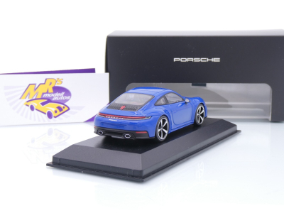 Preview: Minichamps WAP0200210SCPE # Porsche 911 (992 II) Carrera Baujahr 2024 " luganoblau " 1:43