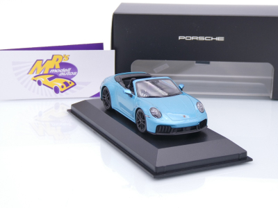Preview: Minichamps WAP0200310SCPE # Porsche 911 (992 II) Carrera 4 GTS Cabrio Baujahr 2024 " ipanemablaumetallic " 1:43