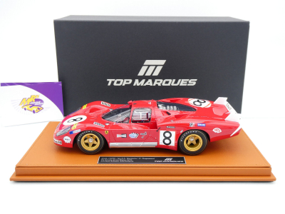 Preview: Top Marques TOP135D # Ferrari 512S Long Tail #8 24h Le Mans 1970 " SEFAC " 1:18