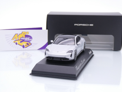 Norev WAP0201010STTB # Porsche Taycan Turbo (J1 PA) Baujahr 2024 " eisgraumetallic " 1:43