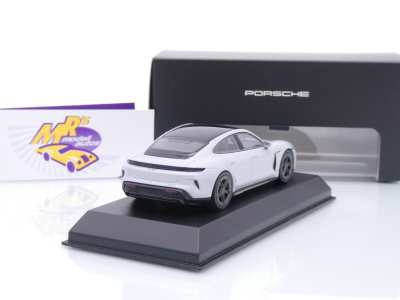 Preview: Norev WAP0201010STTB # Porsche Taycan Turbo (J1 PA) Baujahr 2024 " eisgraumetallic " 1:43