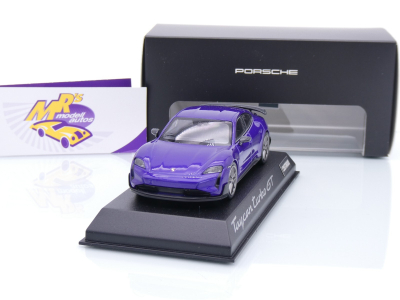 Norev WAP0201030STSE # Porsche Taycan Turbo GT (J1 PA) Baujahr 2024 " lilametallic " 1:43