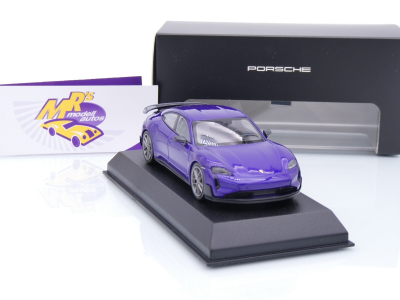 Preview: Norev WAP0201030STSE # Porsche Taycan Turbo GT (J1 PA) Baujahr 2024 " lilametallic " 1:43