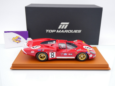 Preview: Top Marques TOP135D # Ferrari 512S Long Tail #8 24h Le Mans 1970 " SEFAC " 1:18