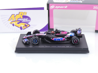 Preview: Sparky Y369 # BWT Alpine A524 #31 Bahrain GP 2024 " Esteban Ocon " 1:64